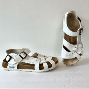 Papillio by Birkenstock Pisa Sandals ~ Birko-flor® Gray Dots